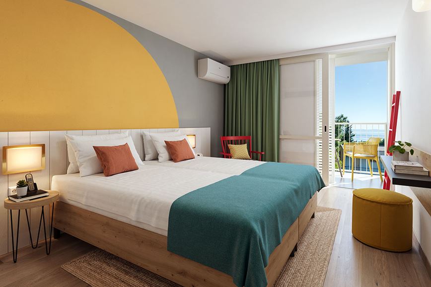 Hotel Makarska Sunny Resort (ex. Rivijera) - pokoj 2+0 s balkonem